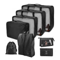 Kit organizador de malas - 08 Bolsas Organizadoras - Loja Braz Inovações